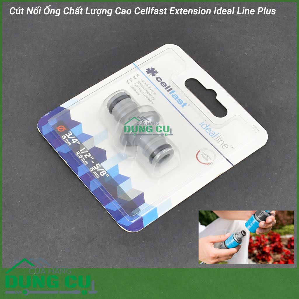 Cút Nối Ống Chất Lượng Cao Cellfast Extension Ideal Line Plus
