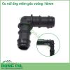 Khớp nối vuông góc 16mm nối ống mềm