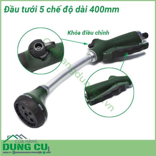 Đầu tưới cây cán dài 5 chế độ