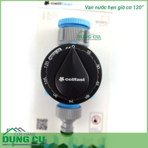 Van nước hẹn giờ cơ 120 phút