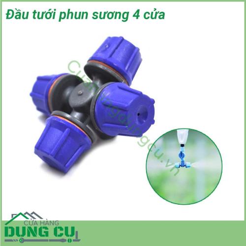 Đầu tưới phun sương 4 cửa Rivulis