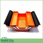 Hộp đựng dụng cụ đồ nghề bằng sắt 2 tầng 3 ngăn 2 quai