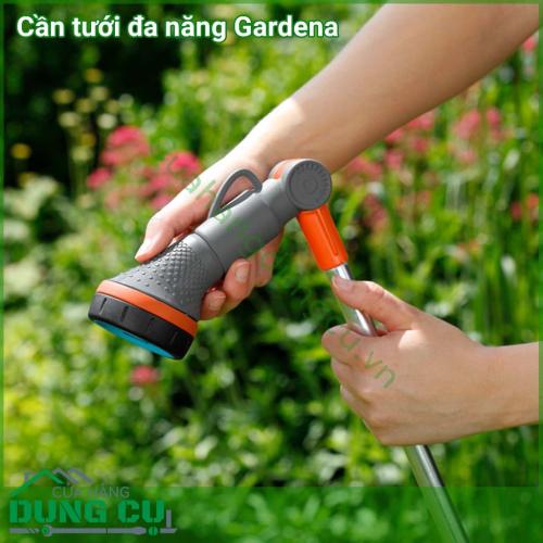 Cần tưới đa năng Gardena 18335-20 được làm bằng chất liệu thép và nhựa bọc cao cấp với độ bền cao nhờ đó không hư hỏng khi sử dụng lâu ngày. Cần phun tưới cây được làm bằng chất liệu nhựa đặc trưng đảm bảo độ bền và chắc chắn, cho khả năng chịu lực cao.