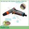 Vòi tưới cây 2 chế độ phun Gardena 18303-20 được thiết kế để có thể điều chỉnh chế độ phun, từ phun tia sang phun chùm phù hợp với tưới đa dạng loại cây, hoa, ban công...