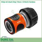 Khớp nối ống STOP 3/4inch 19mm Gardena 18214-50