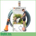 Bộ vòi tưới treo tường 7.5m Gardena chính hãng