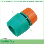 Cút nối nhanh 1/2 inch nối ống nước với vòi tưới Tramontina