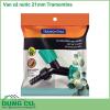 Van xả nước 21mm Tramontina được làm bằng chất liệu nhựa cao cấp, có độ bền cao, chống tia cực tím. Van khóa mở nhẹ nhàng và tiện lợi.