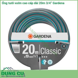 Ống tưới vườn cao cấp dài 20m 3/4 inch Gardena