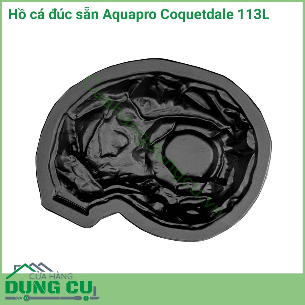 Hồ cá đúc sẵn Aquapro Coquetdale 113L là một sản phẩm được chế tạo để chịu đựng tia cực tím và được sản xuất tại Úc, có thể chứa tới 113 lít nước và cá và các động thực vật thủy sinh khác.