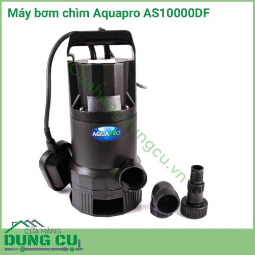 Máy bơm chìm Aquapro AS10000DF là một máy bơm chìm với công suất rất lớn 550W được thiết kế để đặt trong ao, hồ, bể chứa. Máy bơm chìm này được chế tạo đặc biệt cho các trường hợp nước bị bẩn.