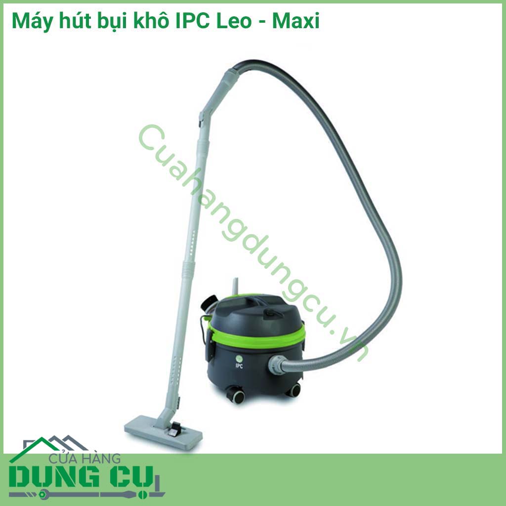 Máy hút bụi khô IPC&nbsp;Leo - Maxi&nbsp;là thiết bị được sử dụng để hút hết những bụi bẩn trên các bề mặt như sàn nhà hay mặt ghế salon … Các chất bẩn sẽ được thu thập bằng cách thu vào một túi đựng hoặc trộn vào luồng khí để xử lý sau. 
