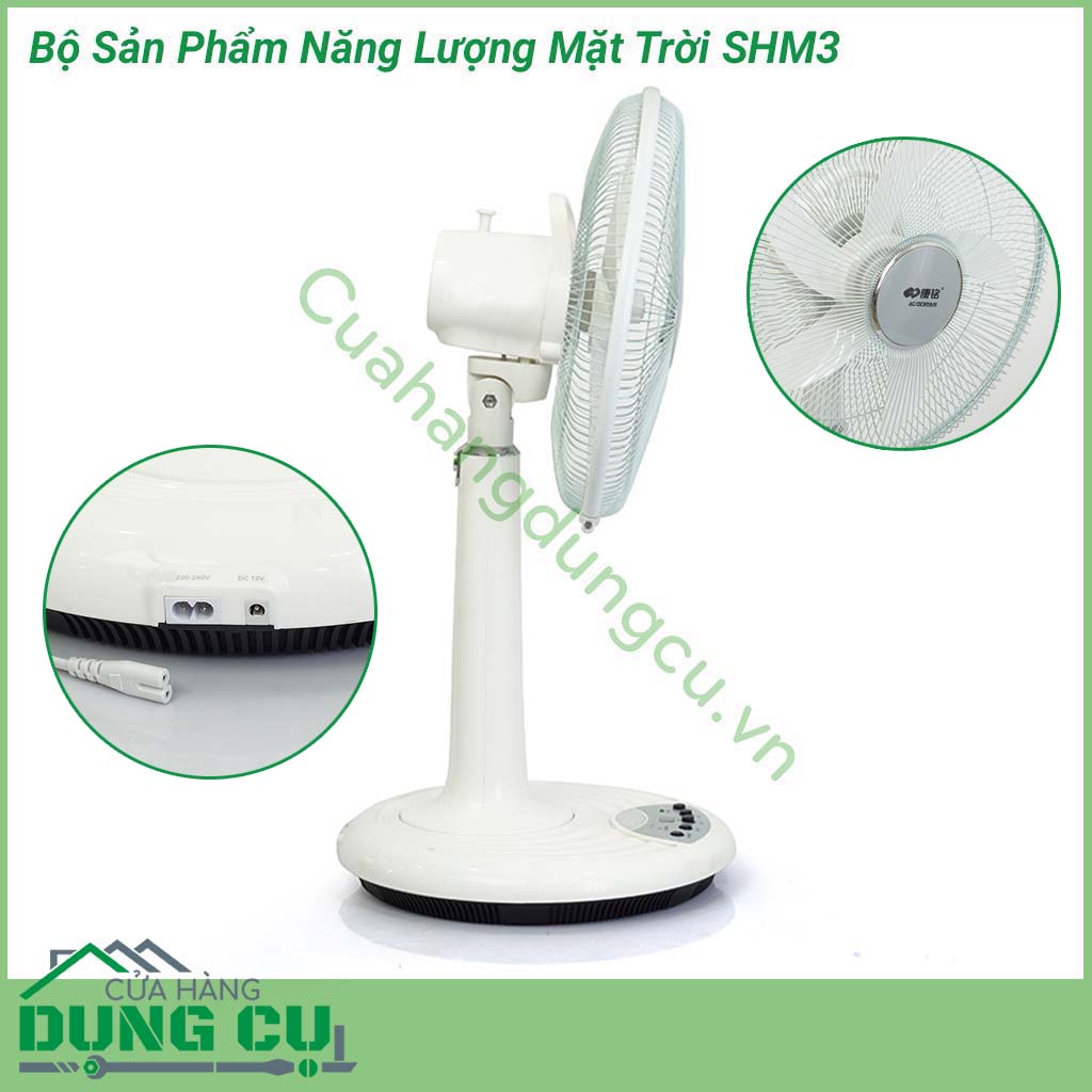 Trong những ngày nóng bức lại bị mất điện hay những nơi không thể kéo nguồn điện sẽ gây cho bạn, thành viên trong gia đình sự khó chịu, nhưng khi sở hữu bộ sản phẩm năng lượng mặt trời SHM3 thì việc có điện hay không có điện sẽ không thành vấn đề.