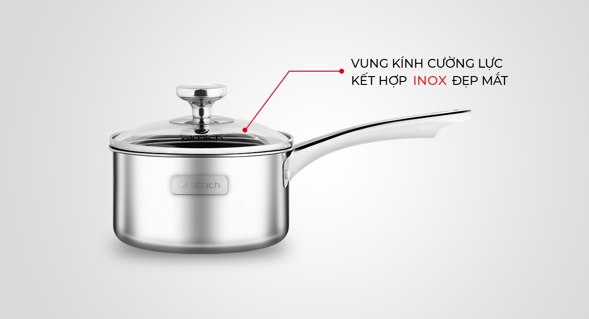 Quánh inox 2 lớp chống dính đáy liền Tri-max EL-3783 size 14cm thiết kế sang trọng, hiện đại, phù hợp với không gian bếp hiện đại của gia đình bạn. Quánh inox giúp cho bữa ăn mẹ&nbsp;trở nên đơn giản, ngon&nbsp;hơn.