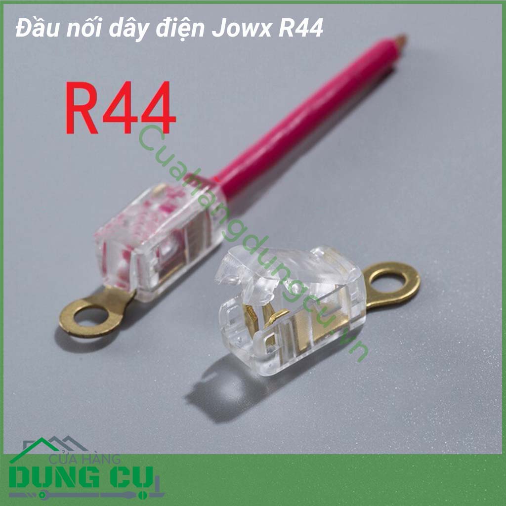 Đầu nối dây điện Jowx R44&nbsp;là sản phẩm kiểm soát an toàn điện một cách toàn diện, với một mức giá vô cùng hấp dẫn so với các sản phẩm cùng loại. Thiết kế nhỏ gọn, kiểu dáng thời trang và&nbsp;cực kì tiện dụng và đơn giản khi sử dụng.