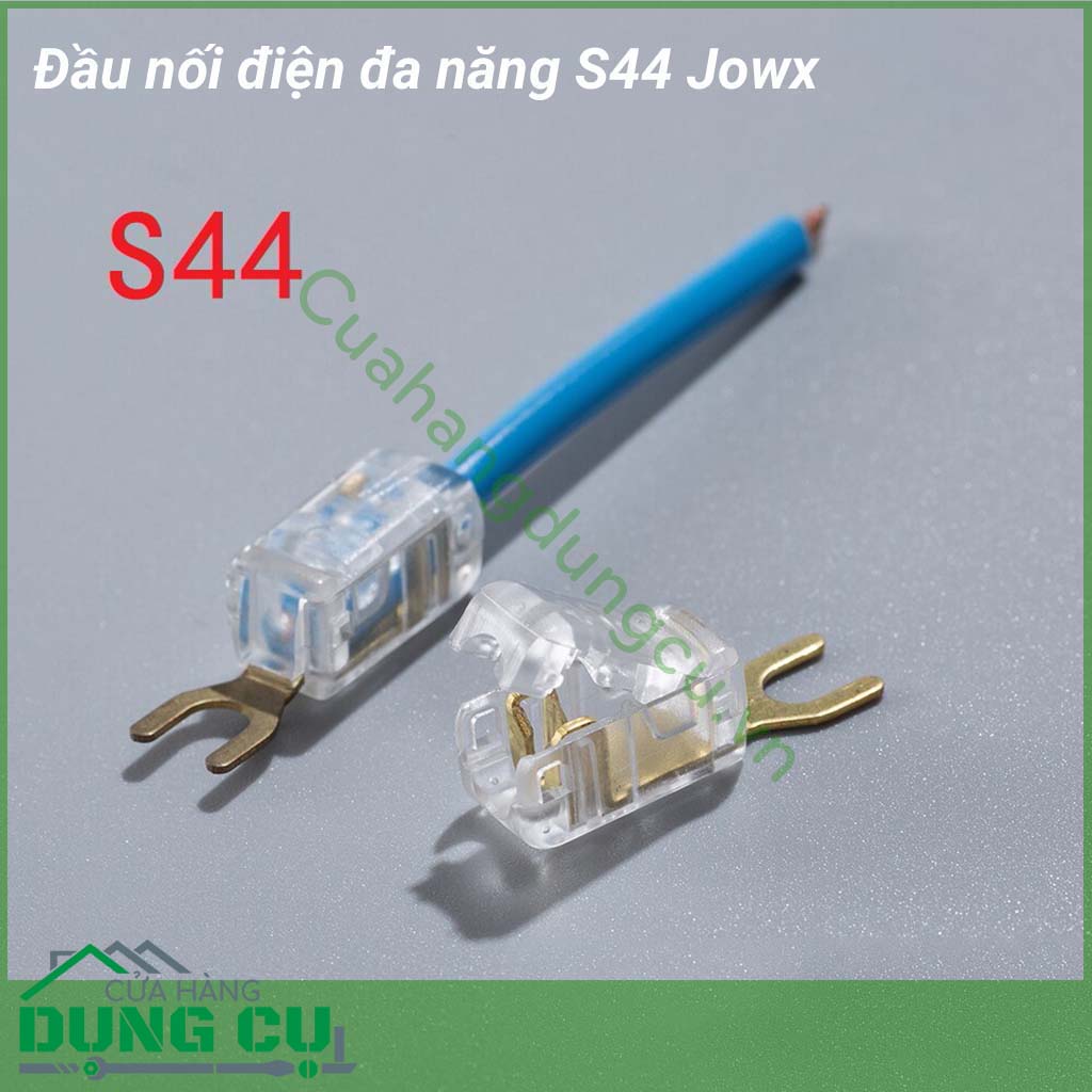 Đầu nối điện đa năng S44 Jowx&nbsp;là sản phẩm được sử dụng nhiều nhất ở Hàn Quốc và Nhật Bản nhờ thiết kế nhỏ gọn, tiện dụng và có thể sử dụng được dễ dàng khi lắp đặt thêm các thiết bị điện mà không cần phải cắt nối dây.