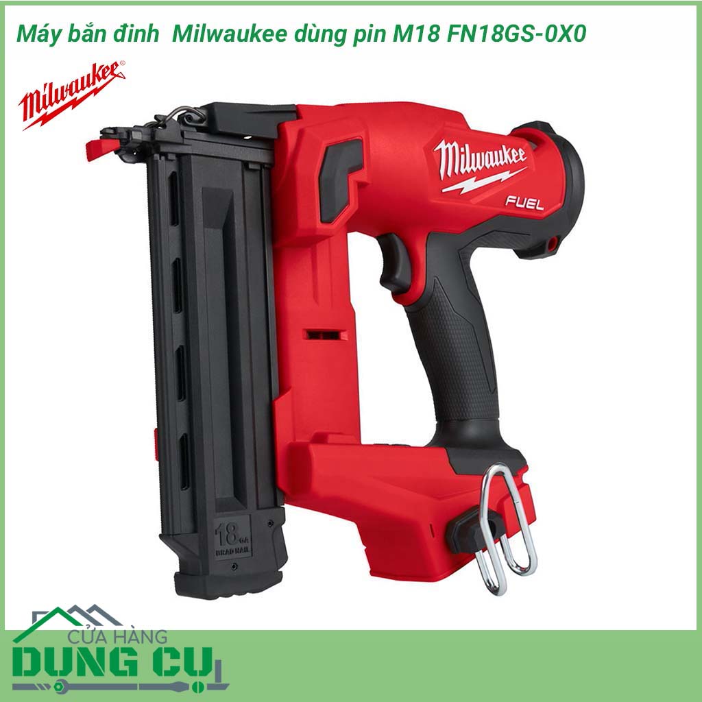 Máy bắn đinh Milwaukee M18 FN18GS-0X0 là dụng cụ&nbsp;cho phép bắn đinh liên tục vào bề mặt gỗ cứng hiệu quả nhất. Sản phẩm&nbsp;được thiết kế mang lại&nbsp;đồ bền và&nbsp;độ tin cậy cho người dùng khó tính nhất. 