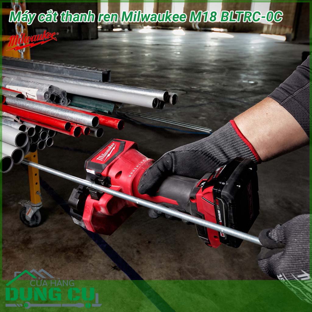 Máy cắt thanh ren Milwaukee M18 BLTRC-0C&nbsp;mang đến một giải pháp nhanh chóng và dễ dàng để cắt thanh ren.
