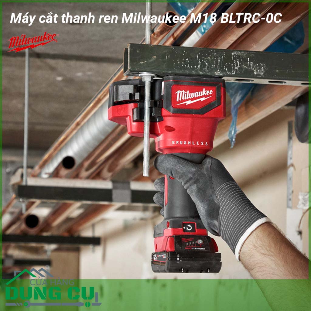 Máy cắt thanh ren Milwaukee M18 BLTRC-0C&nbsp;mang đến một giải pháp nhanh chóng và dễ dàng để cắt thanh ren.