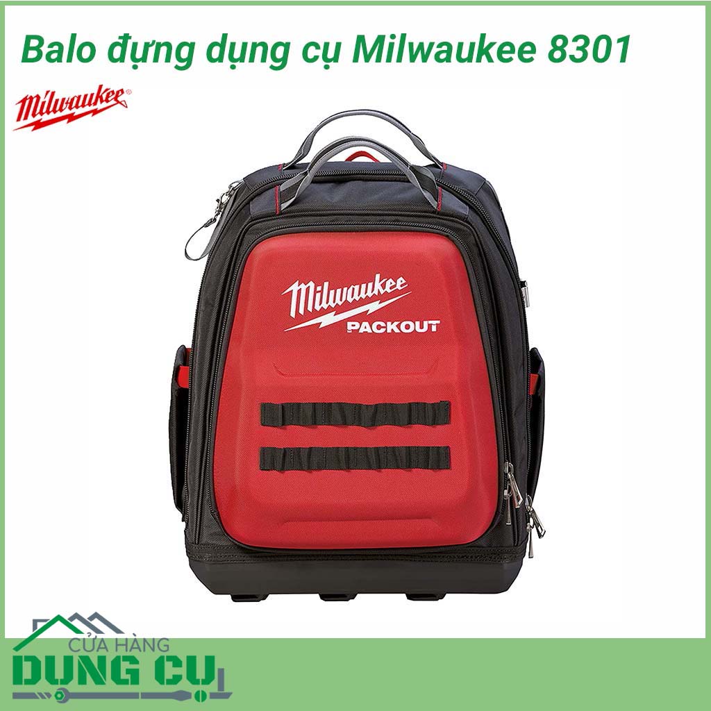 Túi đựng dụng cụ Milwaukee 8301&nbsp;là thiết bị đựng và bảo quản thiết bị nhỏ gọn, dưới hình dáng của một chiếc ba lô có quai đeo. Đây là loại túi đựng có tính linh động cao, hỗ trợ người dùng khi cần di chuyển ở khoảng cách xa.
