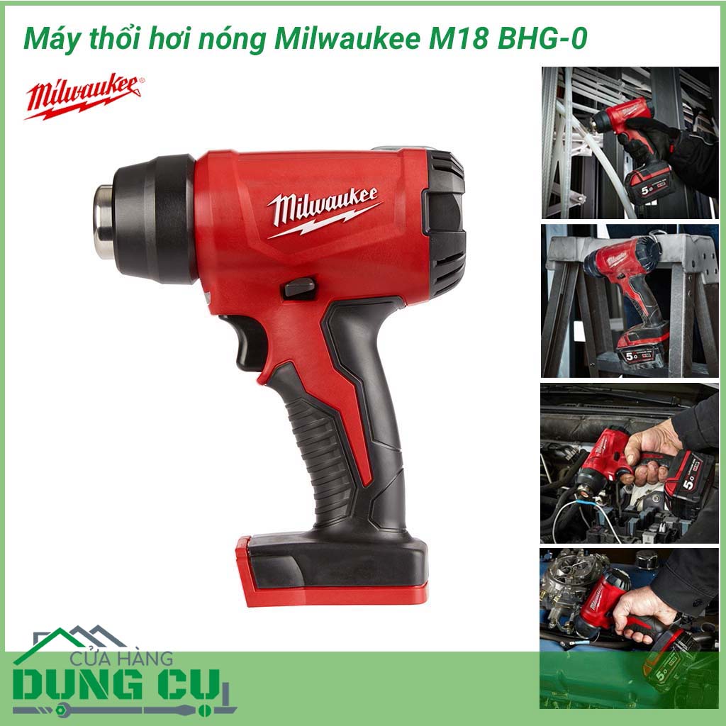 Máy thổi hơi nóng Milwaukee M18 BHG-0 là dòng máy thổi hơi nóng cầm tay nổi bật, được trang bị nhiều tính năng hiện đại và có công suất cực kì mạnh mẽ.&nbsp;Thiết bị&nbsp;được sử dụng trong các ngành sản xuất,&nbsp;điện tử, gia công kim loại,..