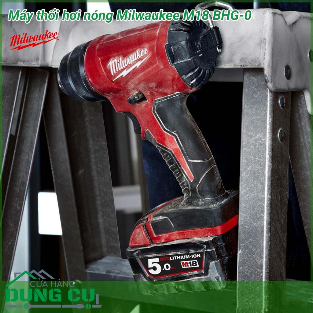 Máy thổi hơi nóng Milwaukee M18 BHG-0 là dòng máy thổi hơi nóng cầm tay nổi bật, được trang bị nhiều tính năng hiện đại và có công suất cực kì mạnh mẽ.&nbsp;Thiết bị&nbsp;được sử dụng trong các ngành sản xuất,&nbsp;điện tử, gia công kim loại,..