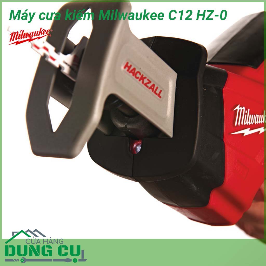 Máy cưa kiếm Milwaukee C12 HZ-0 đến từ thương hiệu Milwaukee,&nbsp;với công suất mạnh mẽ tương đương máy dùng điện,&nbsp;đáp ứng cho công việc cưa cắt trên những loại vật liệu có độ cứng lớn như gỗ hay kim loại...
