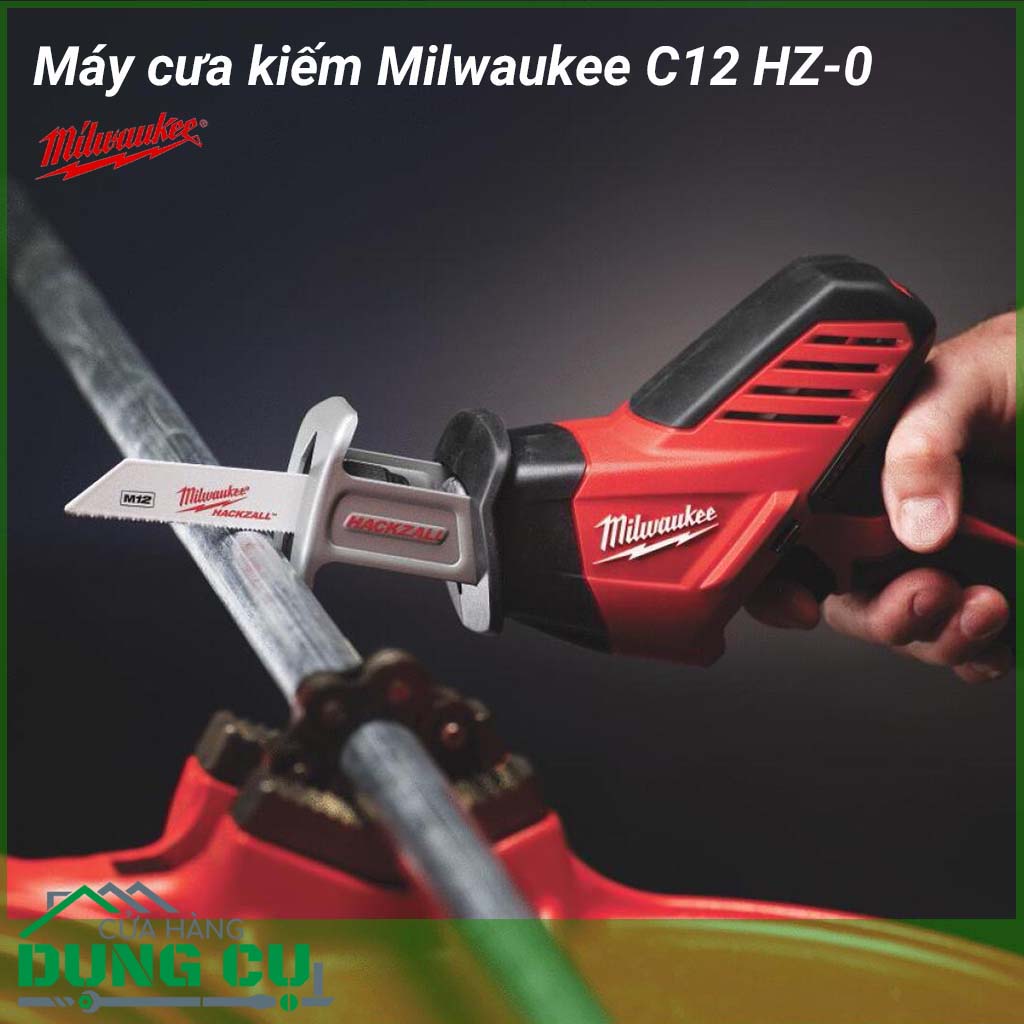 Máy cưa kiếm Milwaukee C12 HZ-0 đến từ thương hiệu Milwaukee,&nbsp;với công suất mạnh mẽ tương đương máy dùng điện,&nbsp;đáp ứng cho công việc cưa cắt trên những loại vật liệu có độ cứng lớn như gỗ hay kim loại...