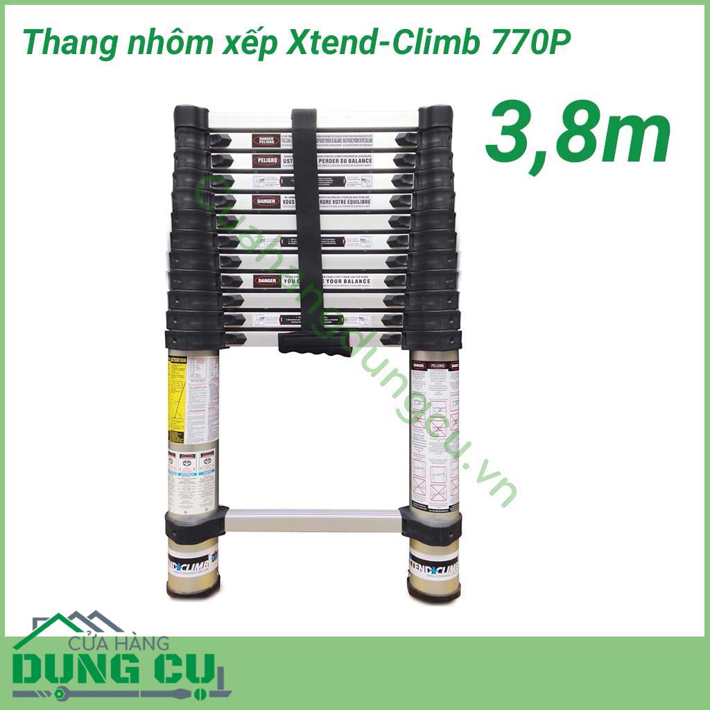 Thang nhôm xếp Xtend-Climb 770P&nbsp;là sản phẩm cao cấp của thương hiệu Xtend&Climb,&nbsp;được sản xuất theo công nghệ hiện đại của Mỹ. Thang nhôm rút Xtend&Climb 770 được nhiều người tin dùng với chất lượng đảm bảo, tính tiện lợi, linh hoạt và giá cả hợp lý.