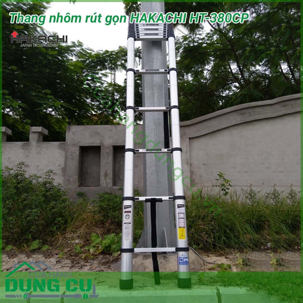 Thang rút đa năng Hakachi HT-380CP chỉ với một chiếc thang nhưng bạn có thể sử dụng cho nhiều công việc khác nhau: sửa nhà, sơn nhà, sửa điện.... vô cùng tiện lợi. Đặc biệt, thang có thể rút ngắn gọn gàng, dễ dàng di chuyển và cất giữ tiện lợi. 