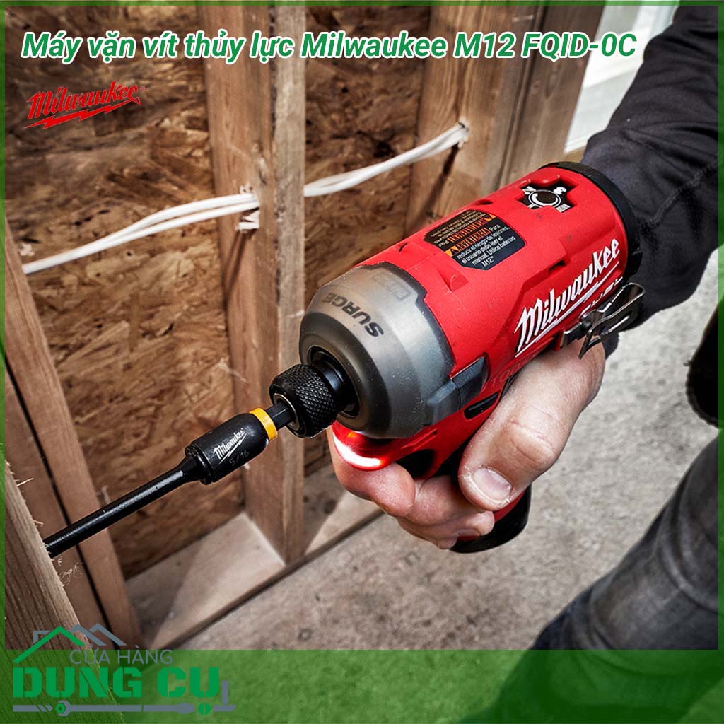 Máy vặn vít thủy lực Milwaukee M12 FQID-0C&nbsp;là dòng sản phẩm cao cấp dùng pin 12V mới nhất&nbsp;của thương hiệu Milwaukee.&nbsp;Đây là sản phẩm chuyên dụng cho công việc sữa chữa, chế tác... chuyên nghiệp, cần di chuyển nhiều hoặc làm việc trên cao