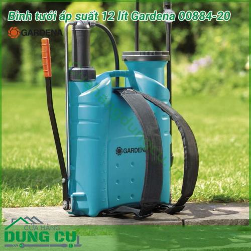 Bình tưới cây đeo vai 12L Gardena 00884-20 là một bình phun tưới tiện lợi có thể tích lên tới 12 lít để sử dụng trong các khu vườn lớn hoặc các khu vực của một ngôi nhà để chăm sóc cây và trong vườn, nơi cần một lượng nước lớn.