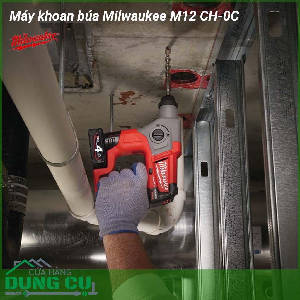 Máy khoan búa Milwaukee M12 CH-0C là công cụ không thể thiếu trong ngành công nghiệp gia công cơ khí. Đây là thiết bị có tác dụng khoan lỗ trên nhiều vật liệu khác nhau.&nbsp;Milwaukee M12 CH-0C&nbsp;có động cơ mạnh mẽ, kích thước nhỏ gọn