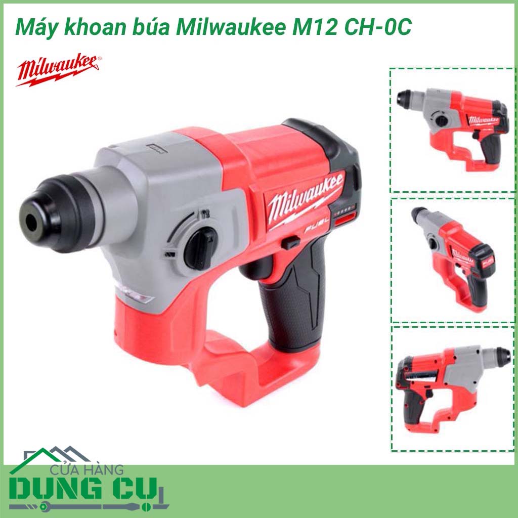 Máy khoan búa Milwaukee M12 CH-0C là công cụ không thể thiếu trong ngành công nghiệp gia công cơ khí. Đây là thiết bị có tác dụng khoan lỗ trên nhiều vật liệu khác nhau.&nbsp;Milwaukee M12 CH-0C&nbsp;có động cơ mạnh mẽ, kích thước nhỏ gọn