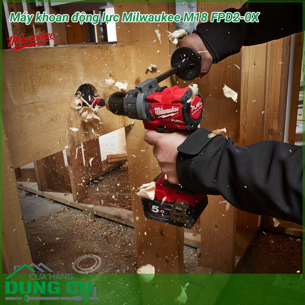 Máy khoan động lực Milwaukee M18 FPD2-0X&nbsp;sở hữu các công nghệ xử lý độc quyền của hãng cho phép người lao động có được sự hiệu quả tối đa những yêu cầu ứng dụng khác nhau trong đời sống