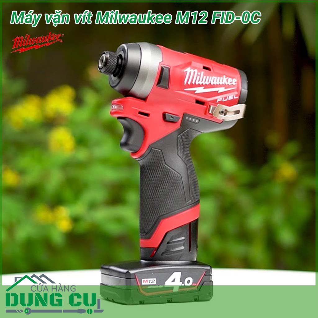 Máy vặn vít Milwaukee M12 FID-0C&nbsp;nhỏ gọn, sử dụng mô tơ từ, tốc độ lớn vận hành êm ít gây ồn. Tốc độ không tải tối đa 33,000&nbsp;vòng/phút với 4 chế độ giúp bạn thực hiện nhiều công việc nhanh chóng&nbsp;giúp tiết kiệm công sức và thời gian cho người sử dụng.&nbsp;&nbsp;