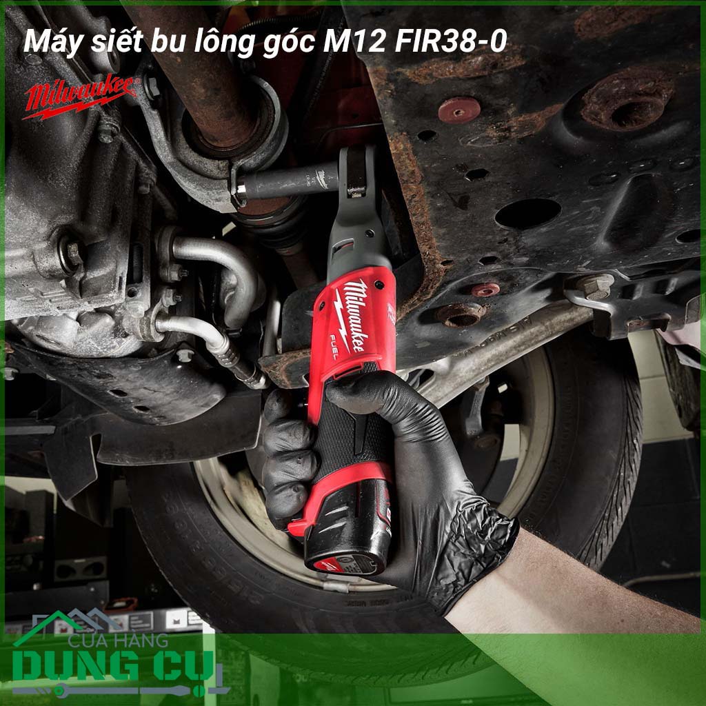 Máy siết bu lông góc Milwaukee M12 FIR38-0&nbsp;là dòng&nbsp;máy siết bu lông góc&nbsp;mới nhất của Milwaukee được áp dụng công nghệ FUEL tiên tiến hiện đại cho thời gian sử dụng lâu dài, hiệu quả trong cả quá trình làm việc
