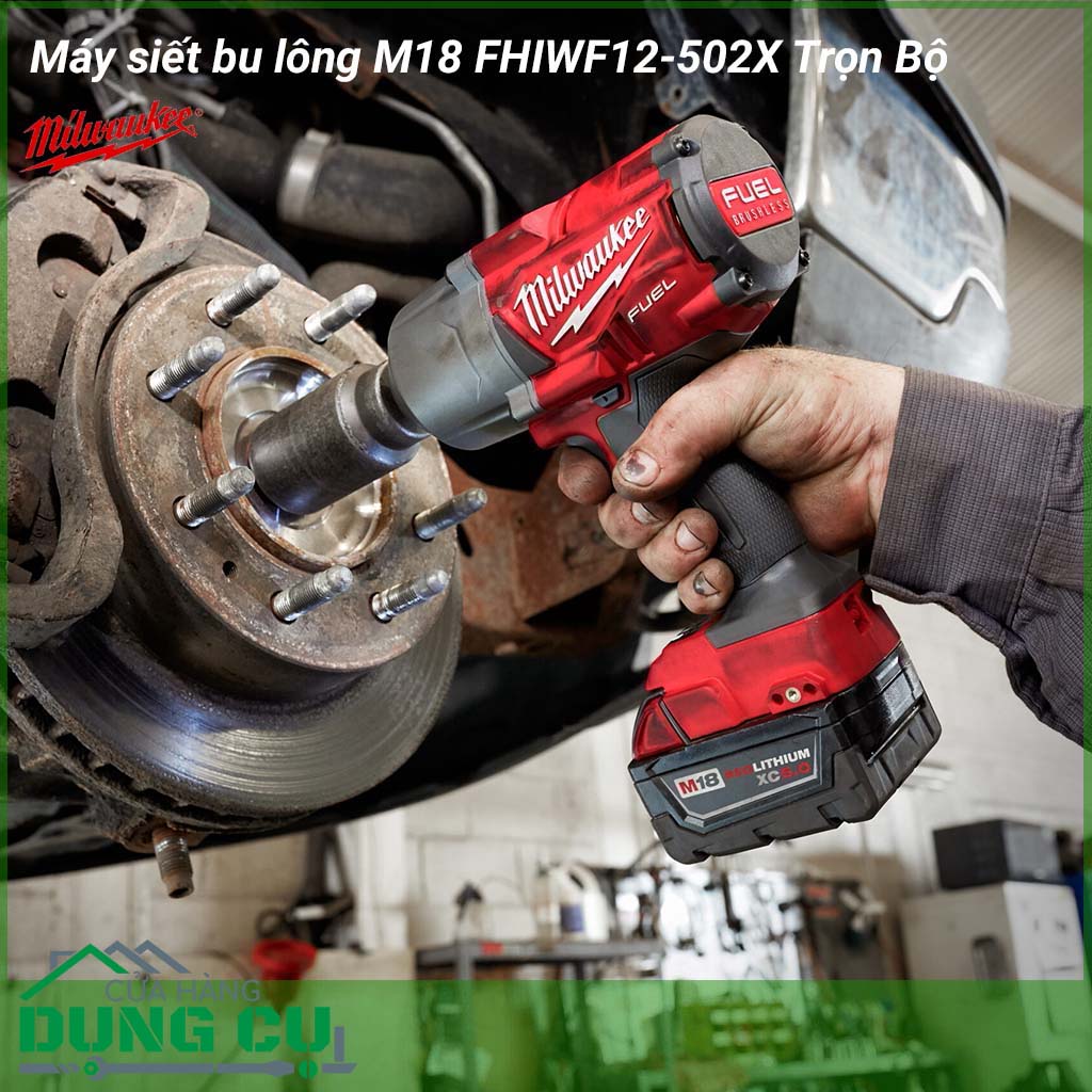 Máy siết bu lông Milwaukee M18 FHIWF12-502X Trọn Bộ&nbsp;có tác dụng dùng để siết, cố định các loại bu lông, ốc. Đây là một thiết bị không thể thiếu trong mọi quy trình sản xuất và sửa chữa thiết bị, giúp công việc hoàn thành nhanh chóng và chính xác.