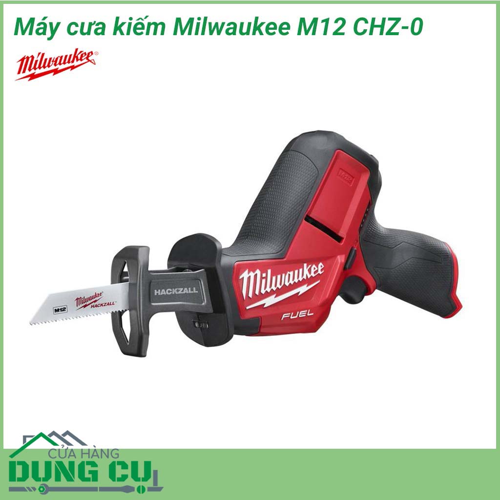 Máy cưa kiếm Milwaukee M12 CHZ-0&nbsp;thiết kế nhỏ gọn,&nbsp;giúp người dùng điều khiển máy dễ hơn, cho đường cắt chính xác,&nbsp;làm việc được ở mọi không gian.