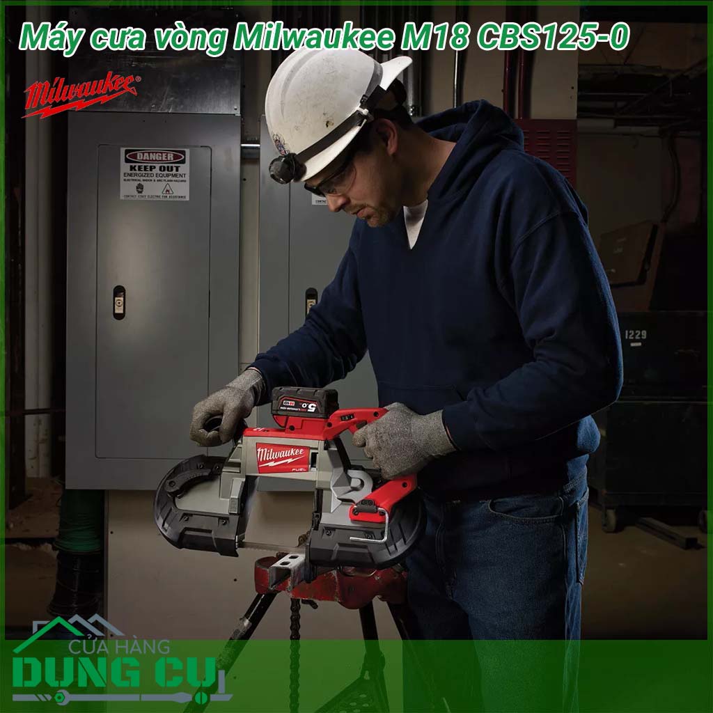 Máy cưa vòng Milwaukee M18 CBS125-0&nbsp;chuyên nghiệp cho hiệu suất cắt nhanh hơn so với các dòng máy sử dụng điện cơ bản, mang lại thời gian chạy gấp 2 lần so với các tùy chọn không dây khác.