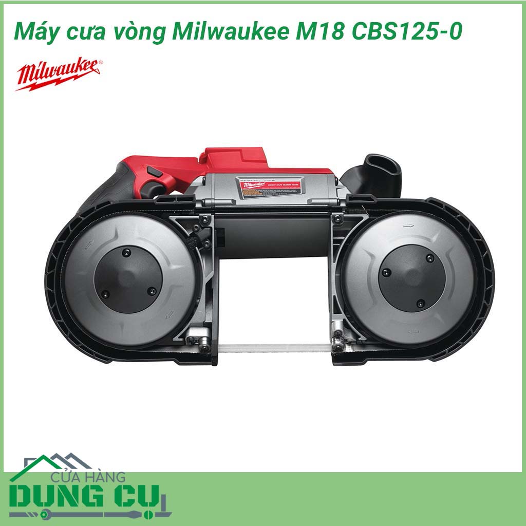 Máy cưa vòng Milwaukee M18 CBS125-0&nbsp;chuyên nghiệp cho hiệu suất cắt nhanh hơn so với các dòng máy sử dụng điện cơ bản, mang lại thời gian chạy gấp 2 lần so với các tùy chọn không dây khác.