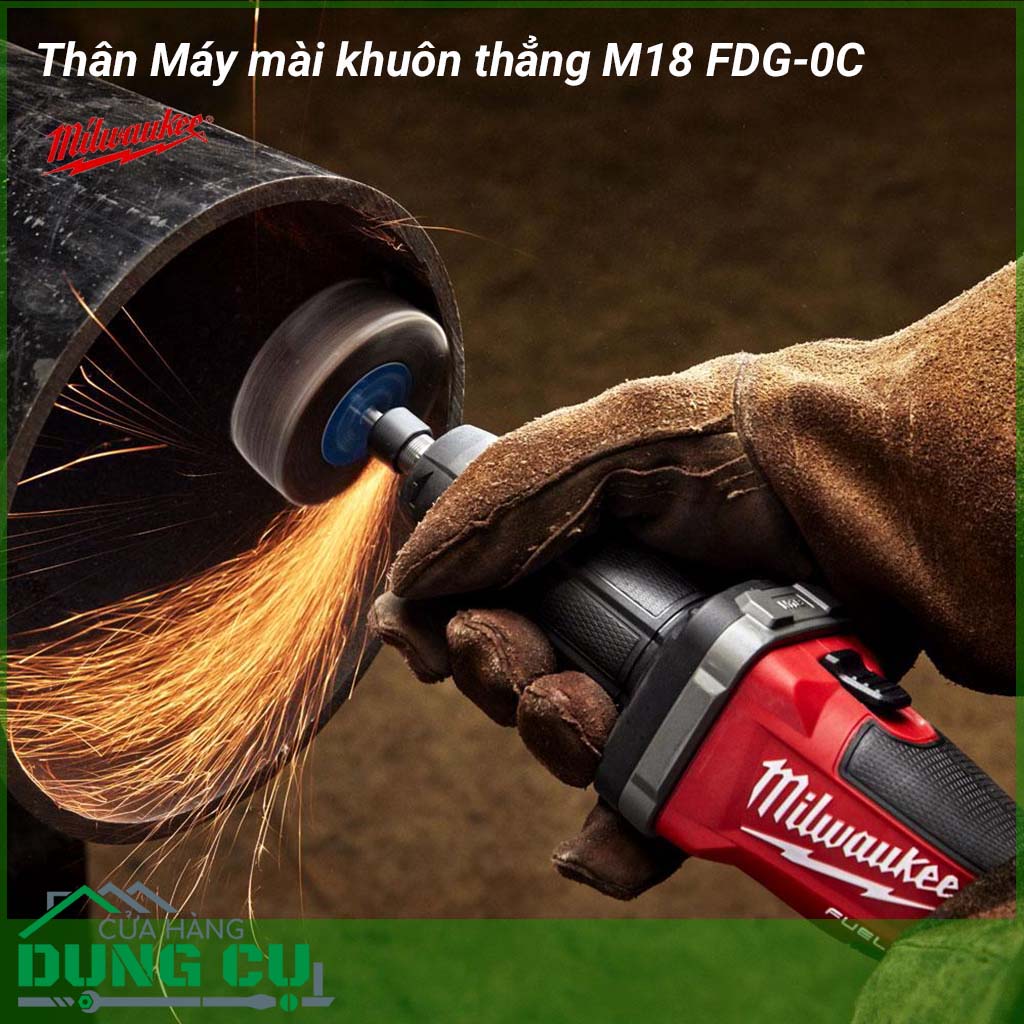 Máy mài khuôn Milwaukee M18 FDG-0C giải pháp lý tưởng giúp người lao động dễ dàng mài nhẵn những vị trí, khe góc&nbsp;hẹp khó tiếp cận.&nbsp;Dòng máy chuyên nghiệp với động cơ không chổi than hiện đại kết hợp với dòng pin REDLITHIUM ™ cung cấp sức mạnh vượt trội. 