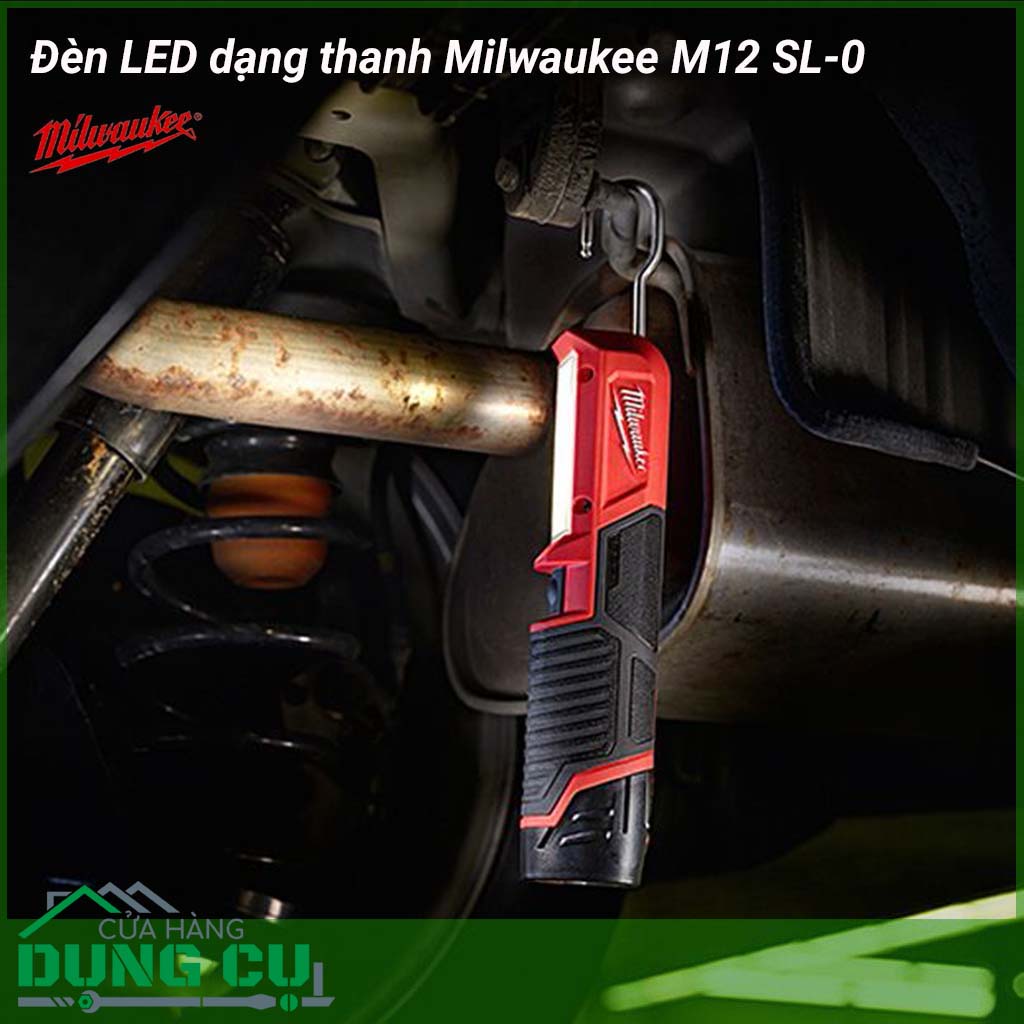 Đèn LED dạng thanh Milwaukee M12 SL-0&nbsp;sản phẩm chuyên dụng cho công việc sữa chữa, chế tác... chuyên nghiệp, cần di chuyển nhiều hoặc làm việc trên cao. Đèn LED dạng thanh là sự kết hợp của tính linh hoạt và công suất lớn.