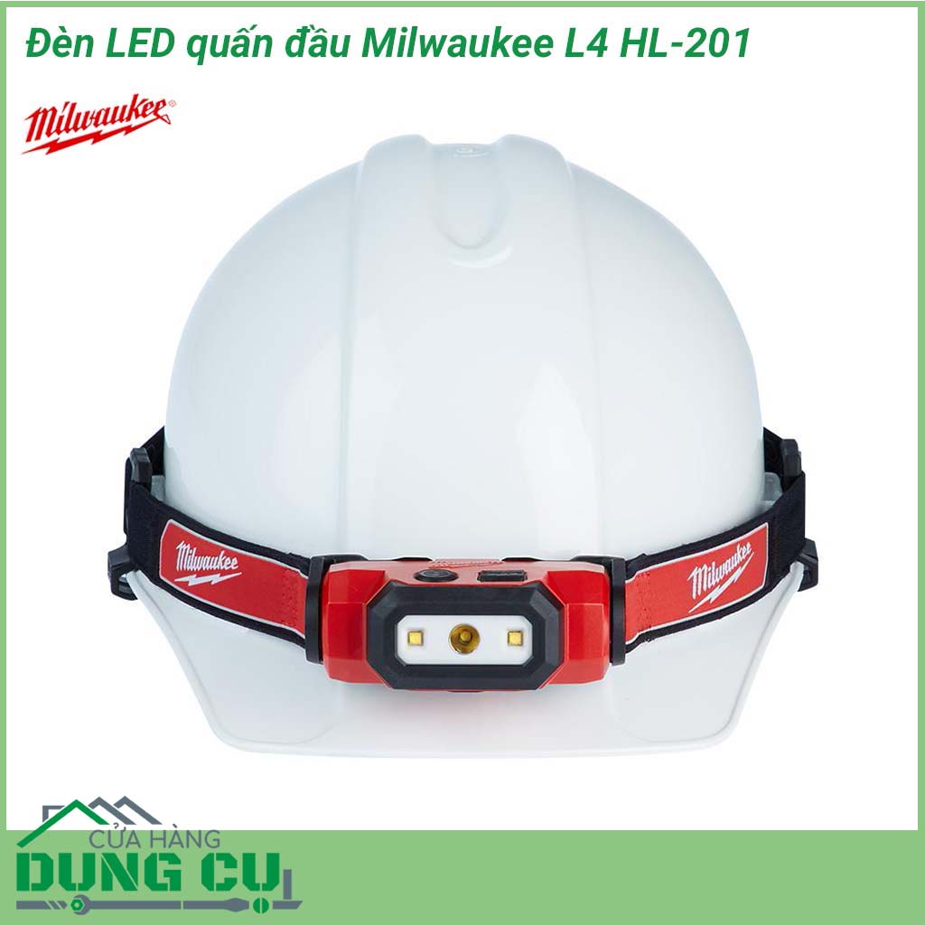 Đèn led quấn đầu Milwaukee L4 HL-201&nbsp;sử dụng&nbsp;để chiếu sáng không cần cầm nắm.&nbsp;Thiết kế gọn nhẹ.&nbsp;Chiếu sáng rộng