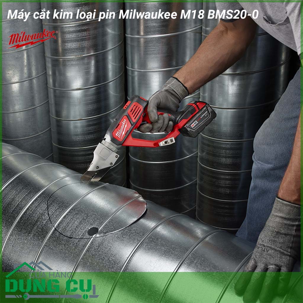 Máy cắt kim loại Milwaukee M18 BMS20-0&nbsp;cắt chính xác với độ sâu tối đa trên các nguyên vật liệu một cách dễ dàng.&nbsp;Kiểm soát hoàn toàn trong suốt quá trình sử dung với thiết kế công thái học cho sự thoải mái nhất khi vận hành