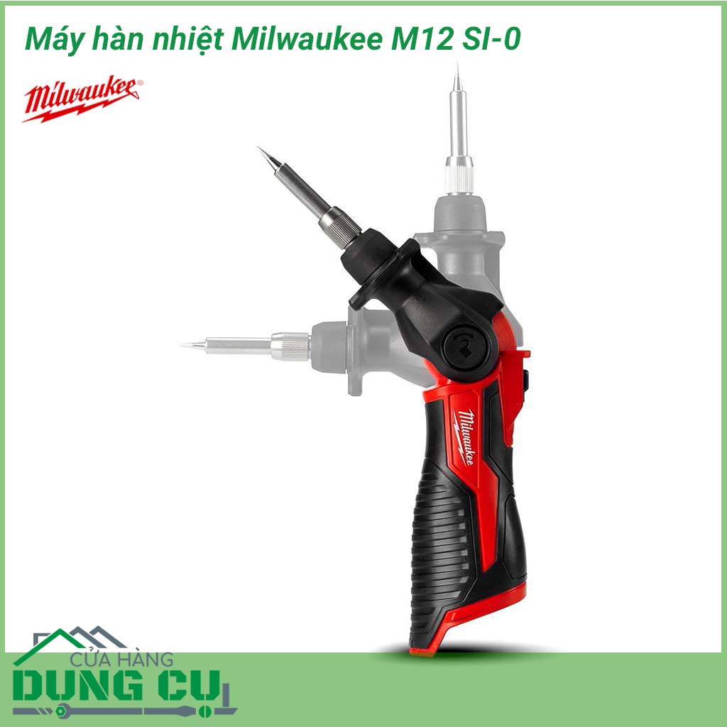Máy hàn nhiệt Milwaukee M12 SI-0&nbsp;mạnh mẽ với thời gian làm nóng nhanh, sẵn sàng để sử dụng ngay trong 20 – 30 giây. Thiết kế thông minh cho phép vận hành thiết bị ở nhiều góc độ khác nhau nhờ đó công việc sẽ hoàn thành một cách nhanh chóng.