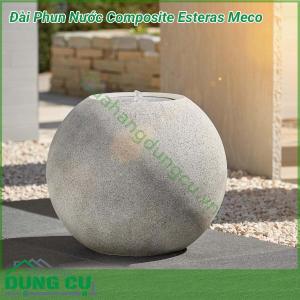 Đài phun nước Composite Esteras Fountainslite Granitgrau Meco