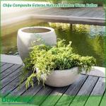 Chậu cây Composite Esteras Naturelite Beton Warm Bolton