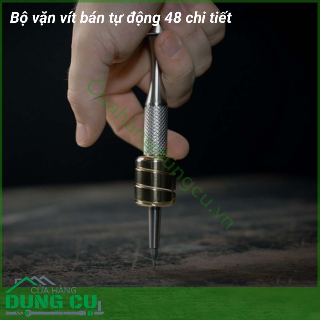 Bộ vặn vít bán tự động 48 chi tiết cao cấp&nbsp;làm từ thép không gỉ rắn chắc, bền bỉ với thời gian. Đa dạng với nhiều loại mũi vặn đáp ứng mọi nhu cầu sử dụng.