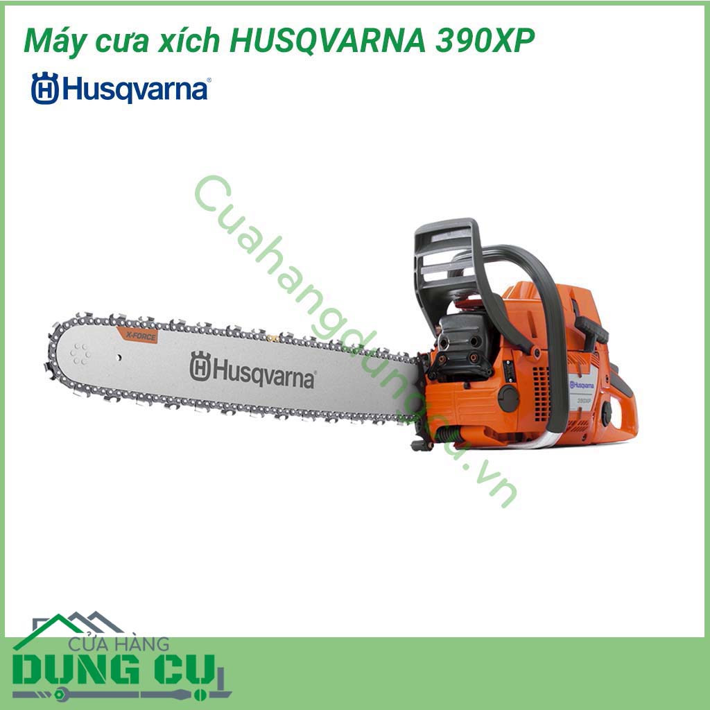 Máy cưa xích HUSQVARNA 390XP dòng máy cưa cao cấp được nhập khẩu nguyên chiếc từ Thụy Điển. Máy được trang bị&nbsp;động cơ cực khỏe. Đây&nbsp;là thế hệ mới nhất của máy&nbsp;cưa công suất lớn. 